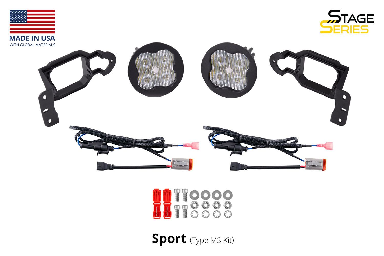 SS3 LED Fog Light Kit for 2020-2025 Jeep Gladiator