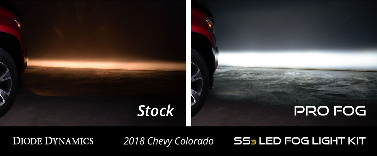 SS3 LED Fog Light Kit for 2015-2022 Chevrolet Colorado