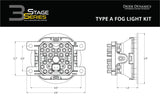 SS3 LED Fog Light Kit for 2004-2007 Ford Ranger STX