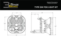 SS3 LED Fog Light Kit for 2007-2014 GMC Yukon