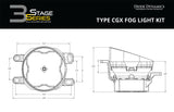 SS3 LED Fog Light Kit for 2010-2013 Toyota 4Runner