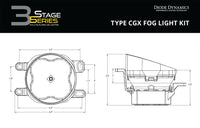 SS3 LED Fog Light Kit for 2010-2013 Toyota 4Runner