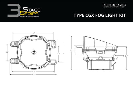 SS3 LED Fog Light Kit for 2010-2013 Toyota 4Runner