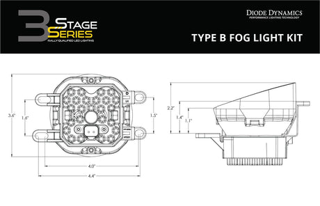 SS3 LED Fog Light Kit for 2022-2025 Toyota RAV4 TRD Off-Road/Adventure