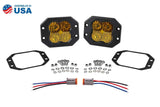 SS3 SAE Yellow Sport Flush Mount LED Pod (pair)