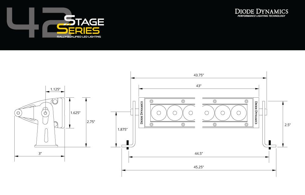 Stage Series 42" White Light Bar