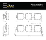 SS5 CrossLink 4-Pod LED Light Bar (one)