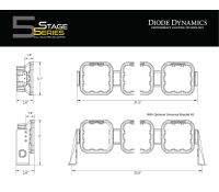 SS5 CrossLink 5-Pod LED Light Bar (one)