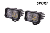 SSC2 SAE/DOT White Sport Standard LED Pod (pair)