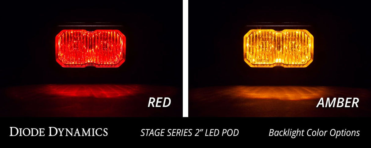 SSC2 SAE/DOT White Sport Standard LED Pod (pair)