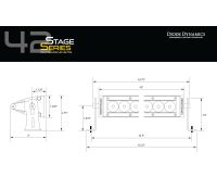 Stage Series 42" White Light Bar