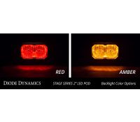 SSC2 SAE/DOT White Sport Standard LED Pod (pair)