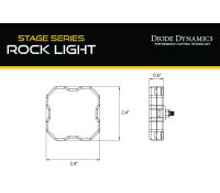 Stage Series Single-Color LED Rock Light Kit (4-pack)