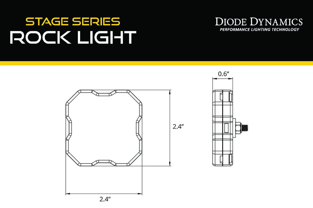 Stage Series RGBW LED Rock Light Kit (8-pack)