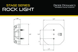 Stage Series Rock Light Surface Mount Kit (one)