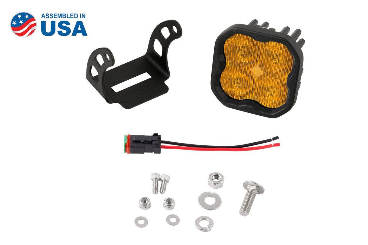 SS3 SAE Yellow Max LED Pod (one)