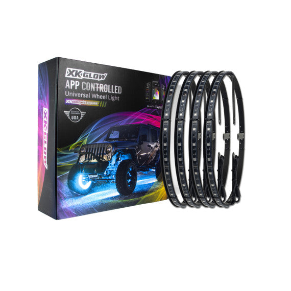 LED Wheel Ring Lights | XKchrome Smartphone App Controlled