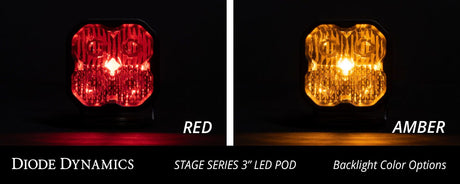 SS3 SAE/DOT White Sport Flush Mount LED Pod (pair)
