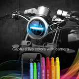 5.75" LED Headlight for Motorcycle | XKchrome Smartphone App